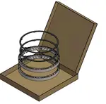 Clamp/Gasket Kit 9" for Detroit Diesel