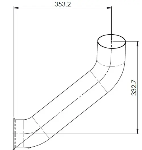 Exhaust Pipe for Peterbilt
