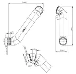 Insulated Exhaust Pipe for DAF