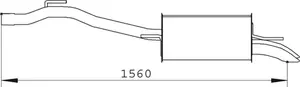Silencer for Volkswagen