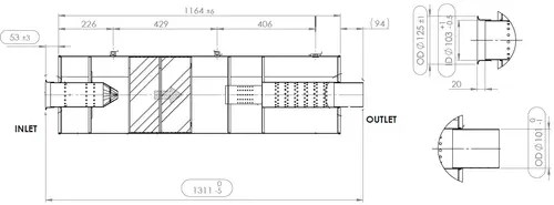 Silencer w. SCR for Cummins/DAF