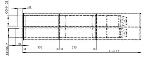 Silencer for DAF, E-line