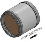 DPF for Detroit Diesel, E-line (No Clamps/Gaskets)