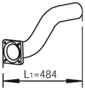 Pipe for Iveco