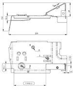 Bracket for Volvo Euro VI Silencer