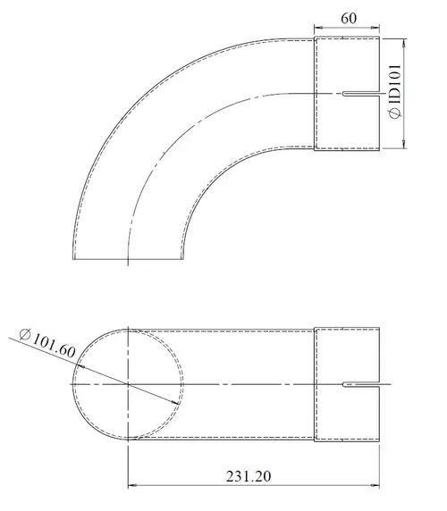 Pipe for MAN