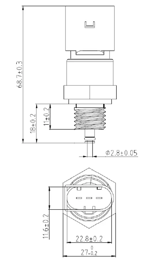 AdBlue®© Pressure Sensor for Mercedes