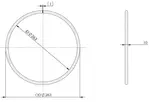Metallic Ring for DPF for Iveco OD=283