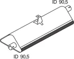 Silencer for Scania