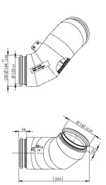 Insulated Exhaust Pipe for Scania