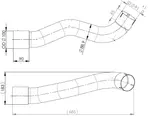 Pipe for Mercedes