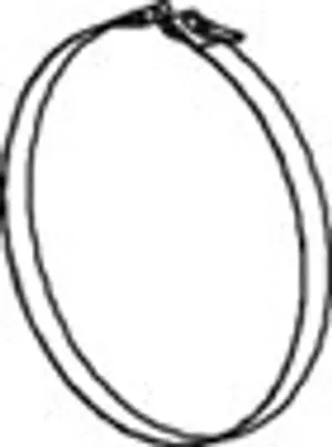 Body Strap Ø350 Stainless Steel Strap Ø3