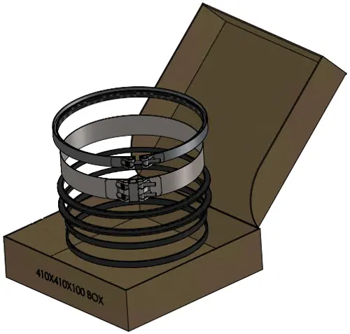 Clamp/Gasket Kit for Ford (for DPF 2MI000)