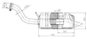 Silencer for Mercedes