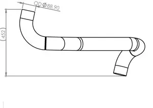 Pipe for Mercedes