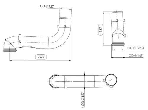 Pipe for Renault