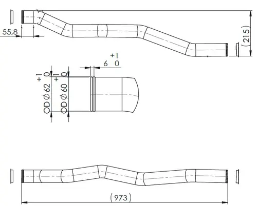Water Coolant Pipe for MAN