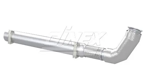 Insulated Exhaust Pipe w. flex, D2S+ for Volvo