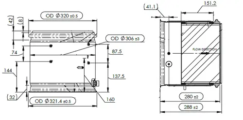 DPF for Cummins - SmartRange (Clamps/Gaskets included)