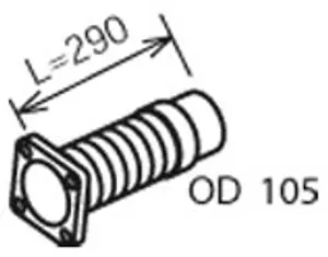 Pipe for Iveco