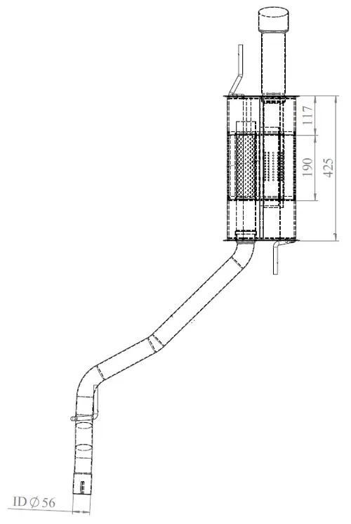 Silencer for Volkswagen