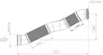 Exhaust Pipe w. Flex, D3S for Scania