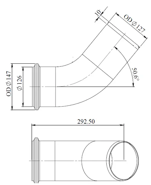 Pipe for Volvo
