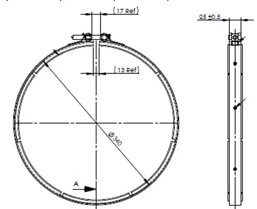 Exhaust Clamp for International