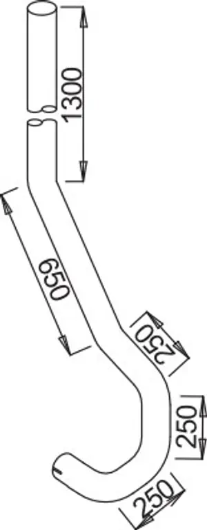 Pipe for Mercedes