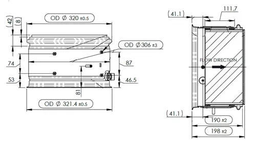 DPF for Cummins - SmartRange (Clamps/Gaskets included)