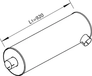 Silencer for Renault