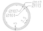 Gasket for MAN
