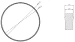 Exhaust Gasket for DAF/Dennis/Scania