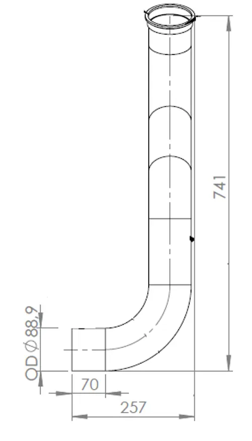 Pipe for DAF
