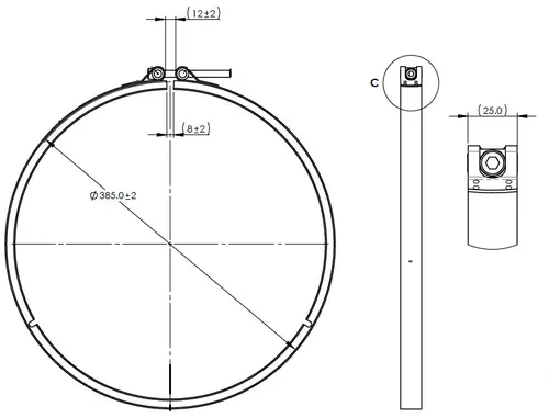 Veefit Clamp for DAF