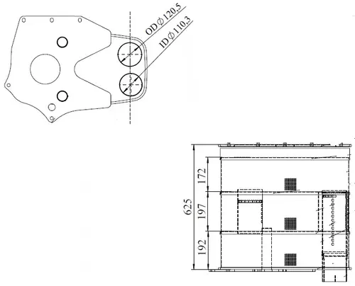 Silencer for MAN - Mounted Right Hand Side