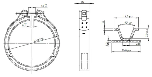 V-Clamp for Volvo