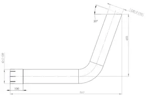 Pipe for Volvo