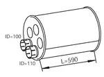 Silencer for MAN