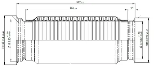 Exhaust Bellow for VDL