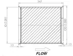 SIC, Filter Module, Uncoated, ID=281 / L=347