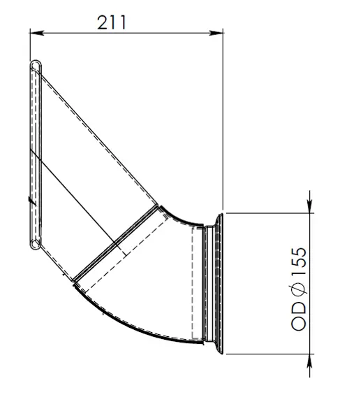 Pipe for Iveco