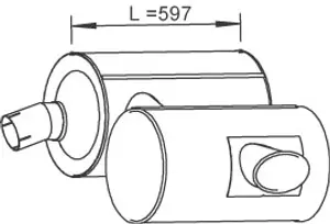 Silencer for Iveco