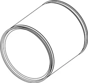 DPF for Cummins (No Clamps/Gaskets)