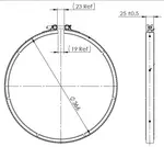 Exhaust Clamp, VeeFit for Mack/Volvo