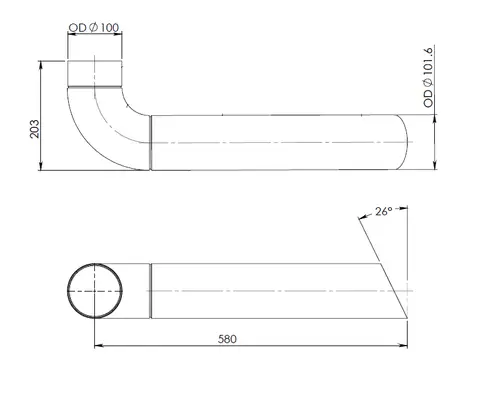 Pipe for MAN