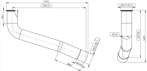 Pipe for Iveco
