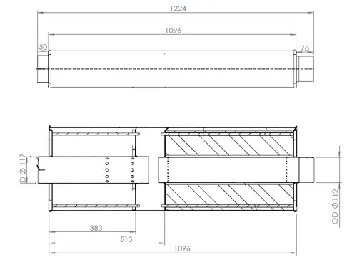 Silencer for Iveco