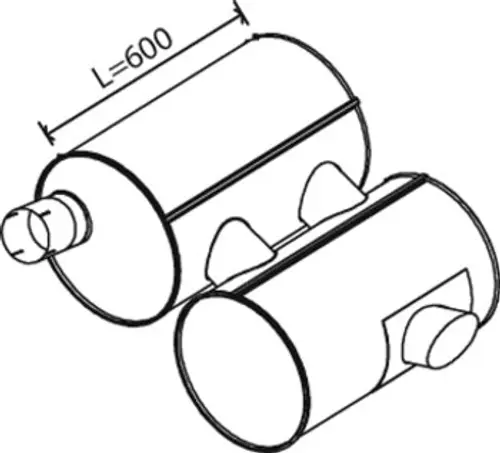 Silencer for Iveco