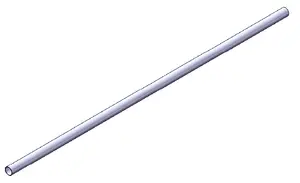 Exhaust Pipe, OD=50 / L=2000, ALU